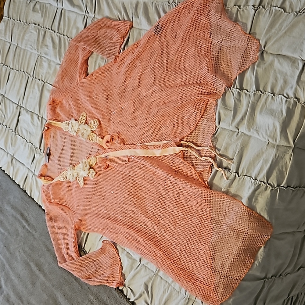 Pink Knit Blouse
